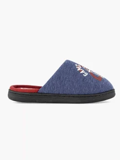 Vty Blauwe Instap Pantoffel-Kinderen Jongensschoenen