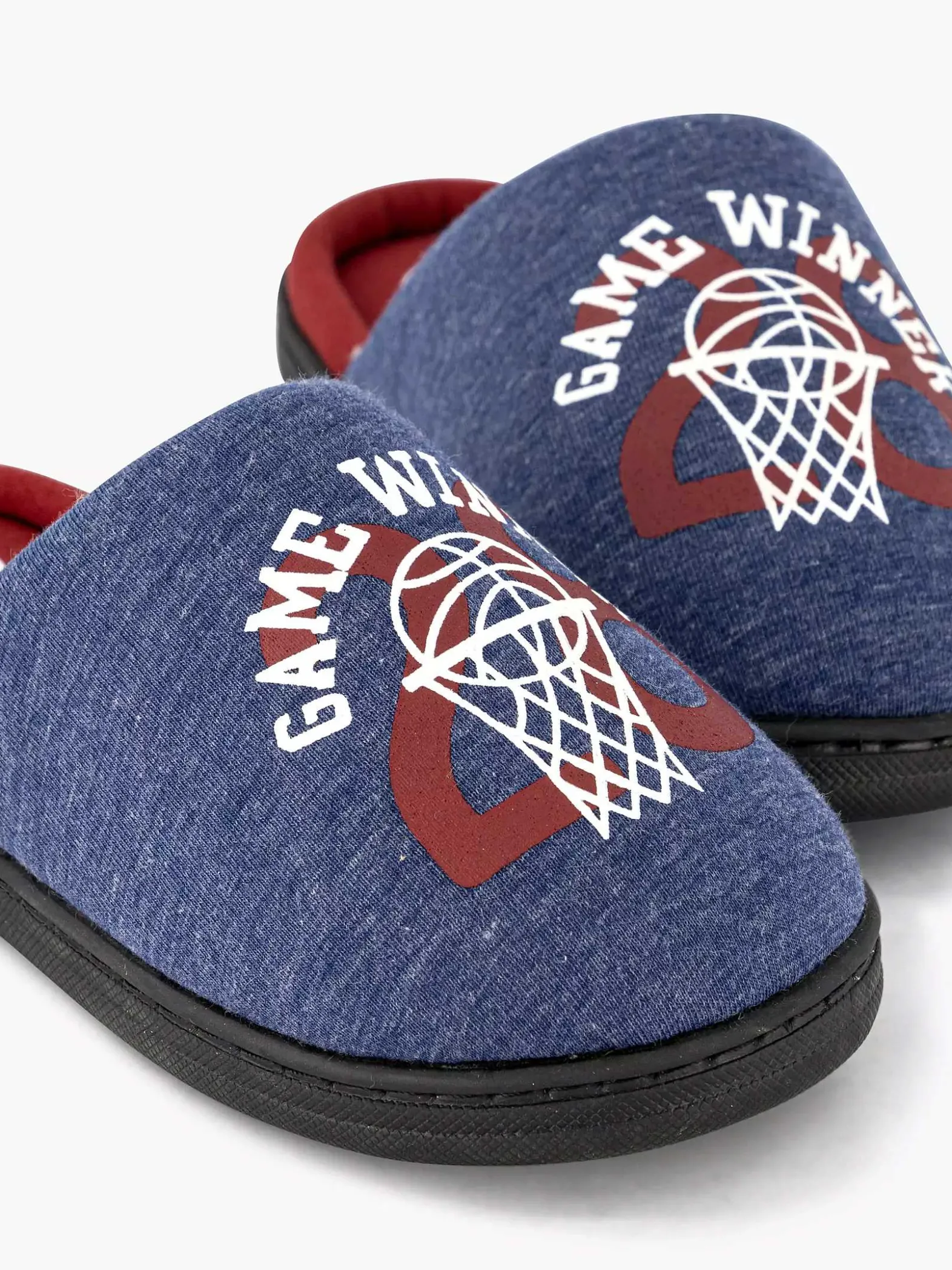 Vty Blauwe Instap Pantoffel-Kinderen Jongensschoenen