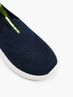 Vty Blauwe Instapper-Kinderen Jongensschoenen
