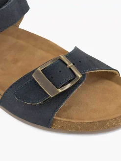 Vty Blauwe Leren Sandaal-Kinderen Jongensschoenen