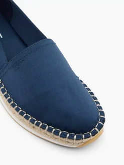 Esprit Blauwe Platform Espadrille-Dames Instappers