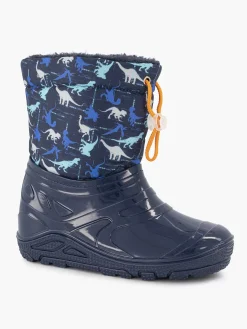 Landrover Blauwe Regenlaars Dino Gevoerd-Kinderen Babyschoenen