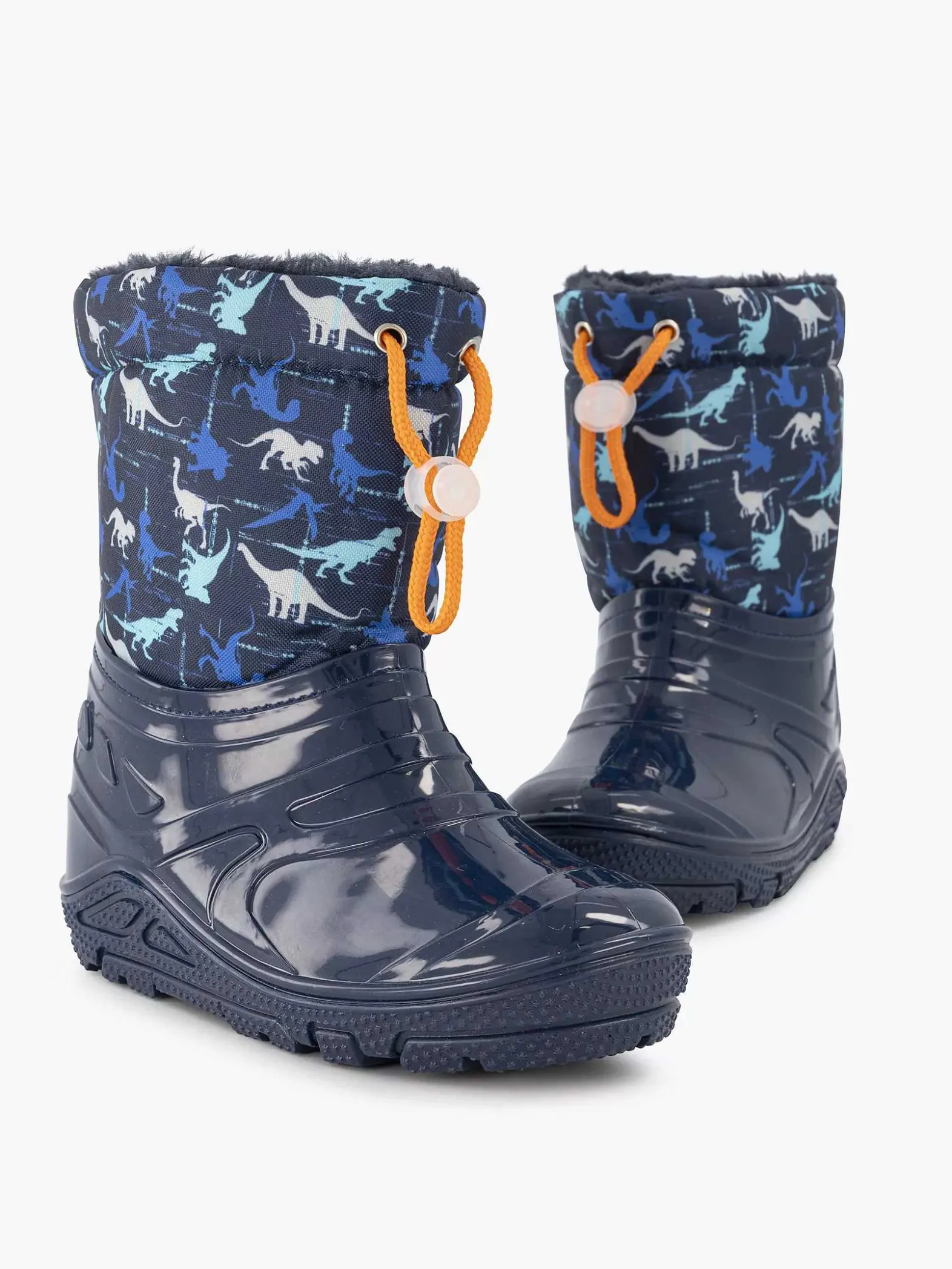 Landrover Blauwe Regenlaars Dino Gevoerd-Kinderen Babyschoenen