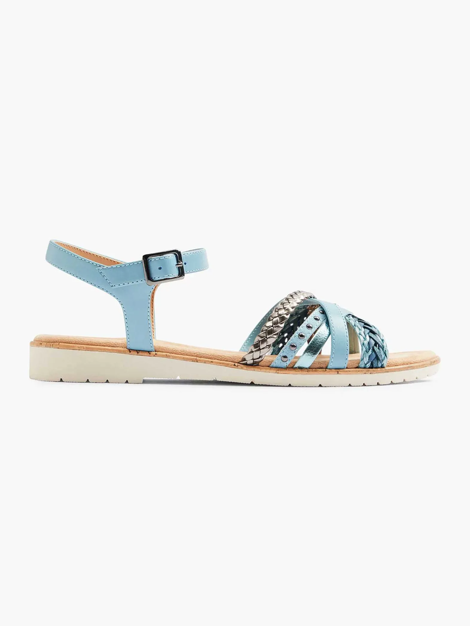 Graceland Blauwe Sandaal-Dames Sandalen