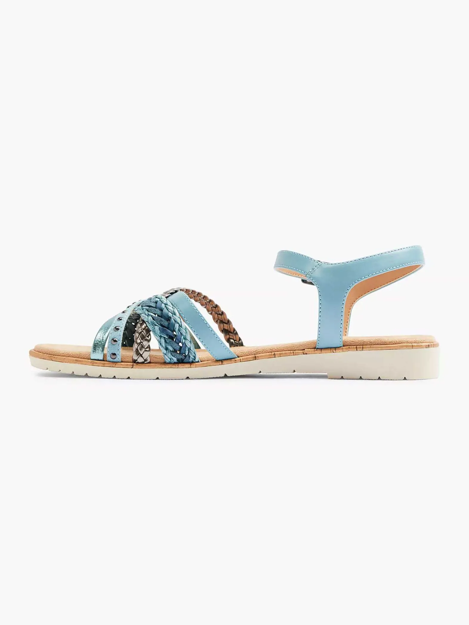 Graceland Blauwe Sandaal-Dames Sandalen