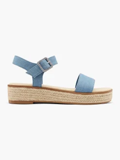 Graceland Blauwe Sandaal-Dames Sandalen