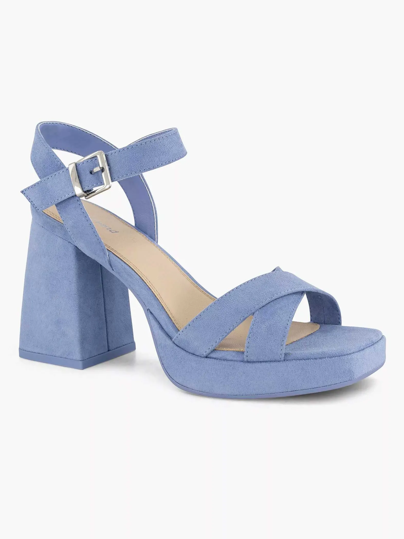 Graceland Blauwe Sandalette-Dames Sandalen