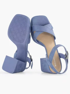 Graceland Blauwe Sandalette-Dames Sandalen
