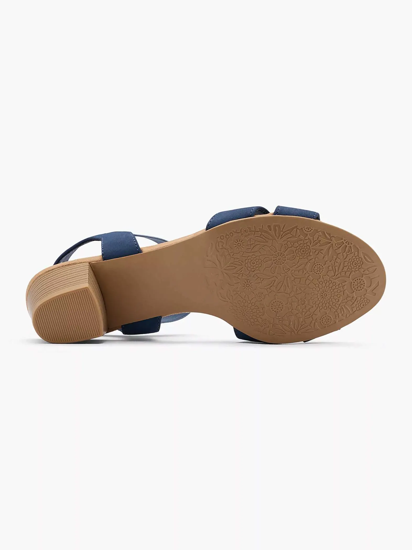 Graceland Blauwe Sandalette-Dames Sandalen