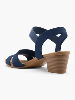 Graceland Blauwe Sandalette-Dames Sandalen