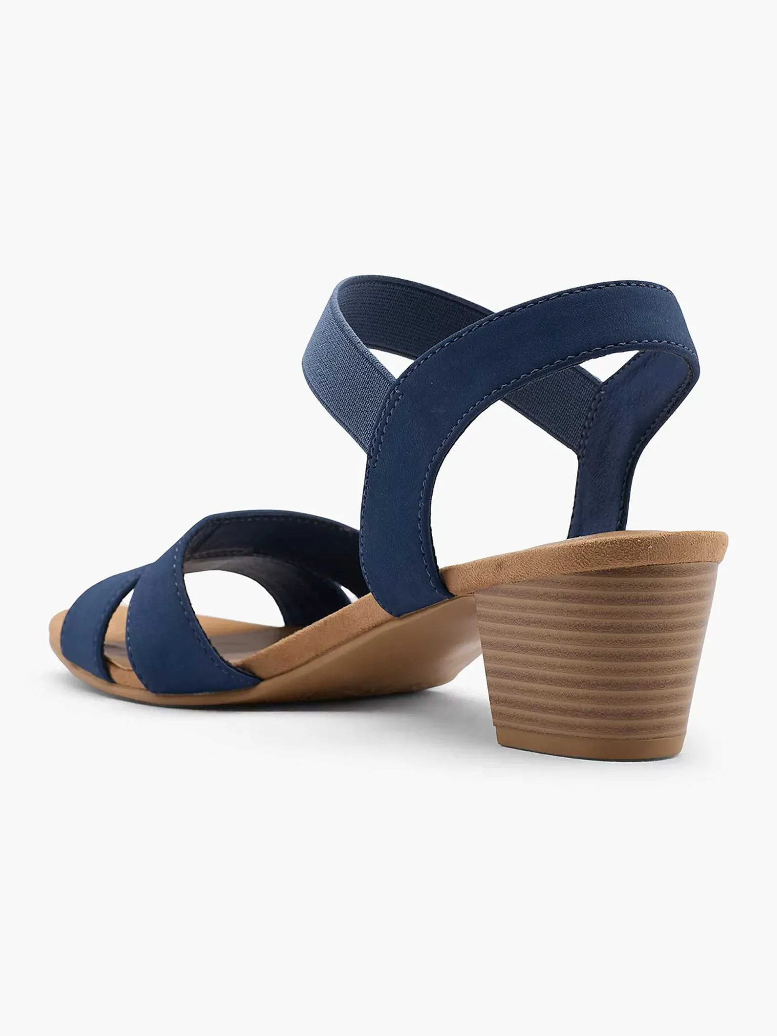 Graceland Blauwe Sandalette-Dames Sandalen