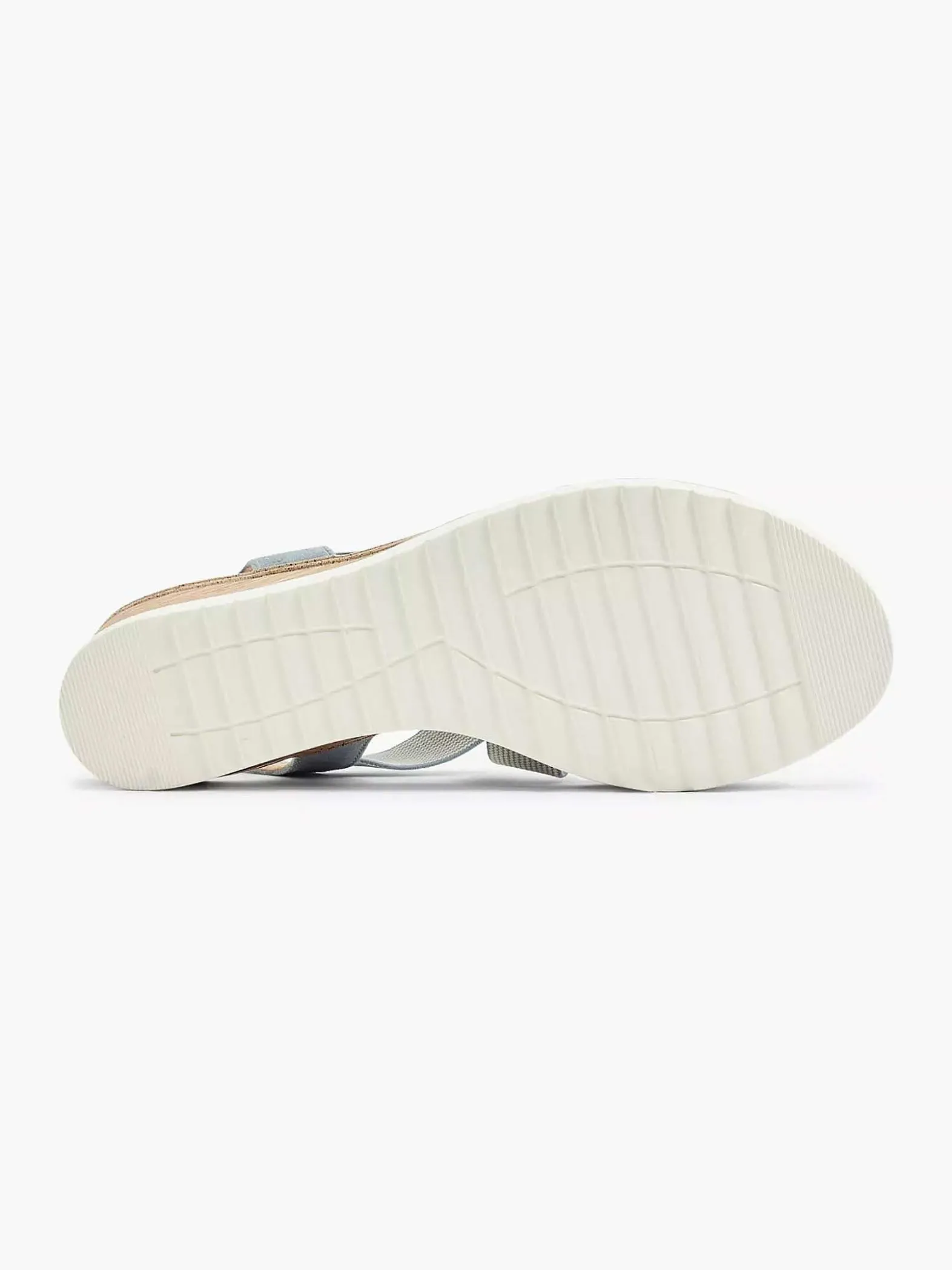 Easy Street Blauwe Sandalette Sleehak-Dames Sandalen