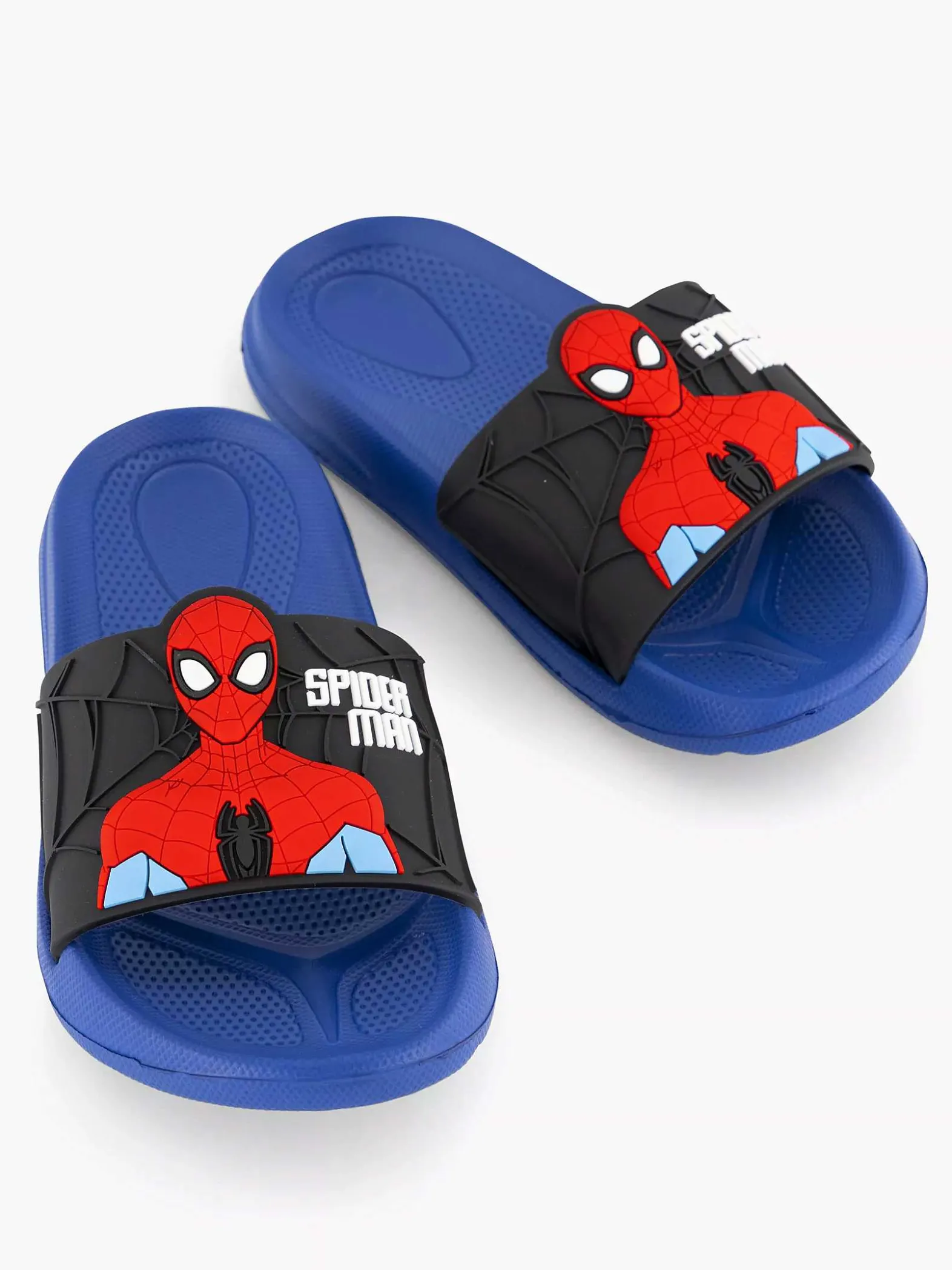 Spiderman Blauwe Slipper-Kinderen Jongensschoenen