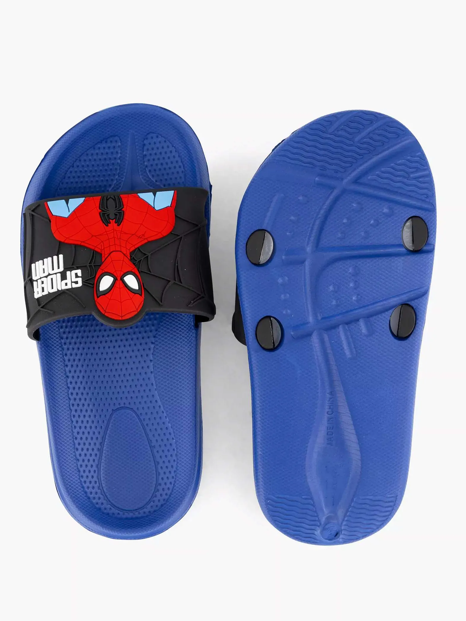 Spiderman Blauwe Slipper-Kinderen Jongensschoenen