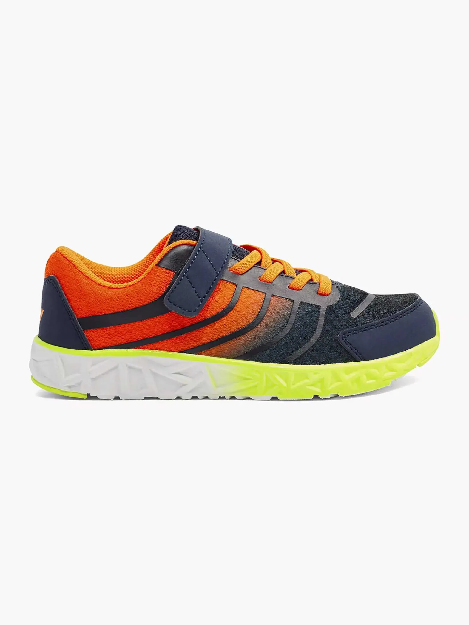 Vty Blauwe Sneaker Elastische Veter-Kinderen Jongensschoenen