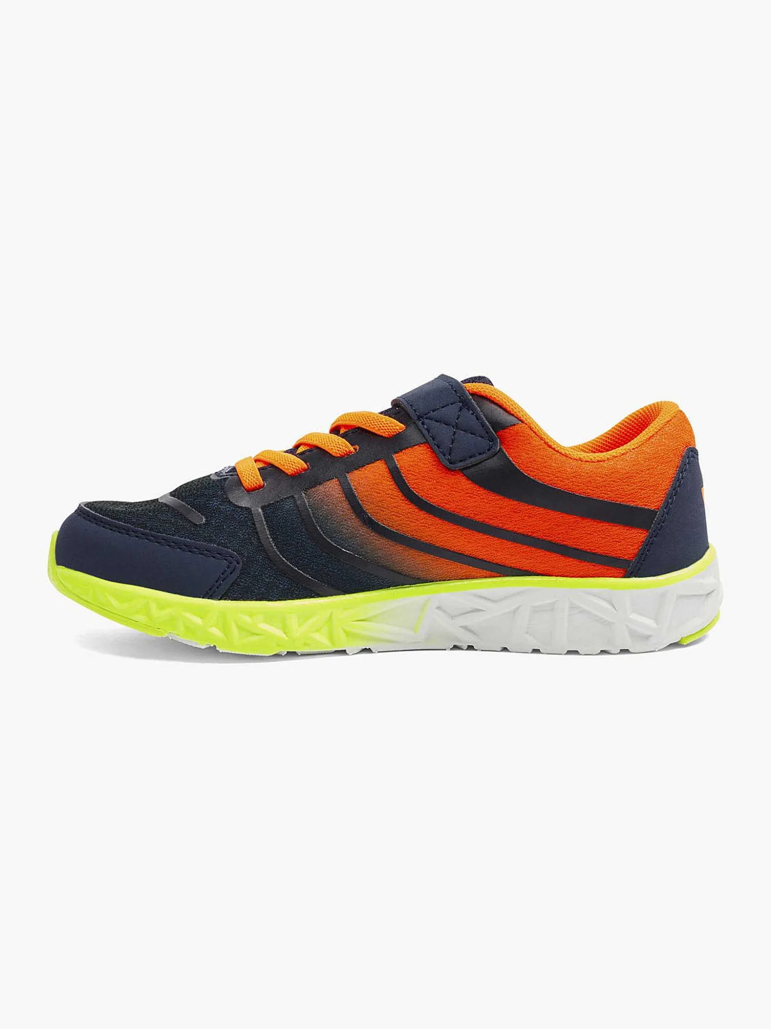 Vty Blauwe Sneaker Elastische Veter-Kinderen Jongensschoenen