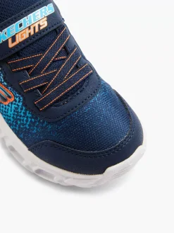Skechers Blauwe Sneaker Lichtjes-Kinderen Jongensschoenen
