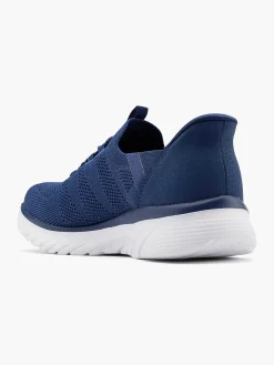 Skechers Blauwe Sneaker Swift Fit - Hands Free Memory Foam-Dames Sneakers