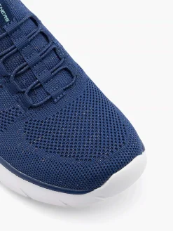 Skechers Blauwe Sneaker Swift Fit - Hands Free Memory Foam-Dames Sneakers