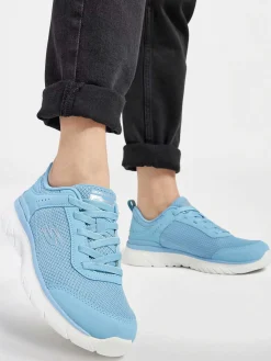 Skechers Blauwe Sole Provider - Brief History-Dames Sneakers