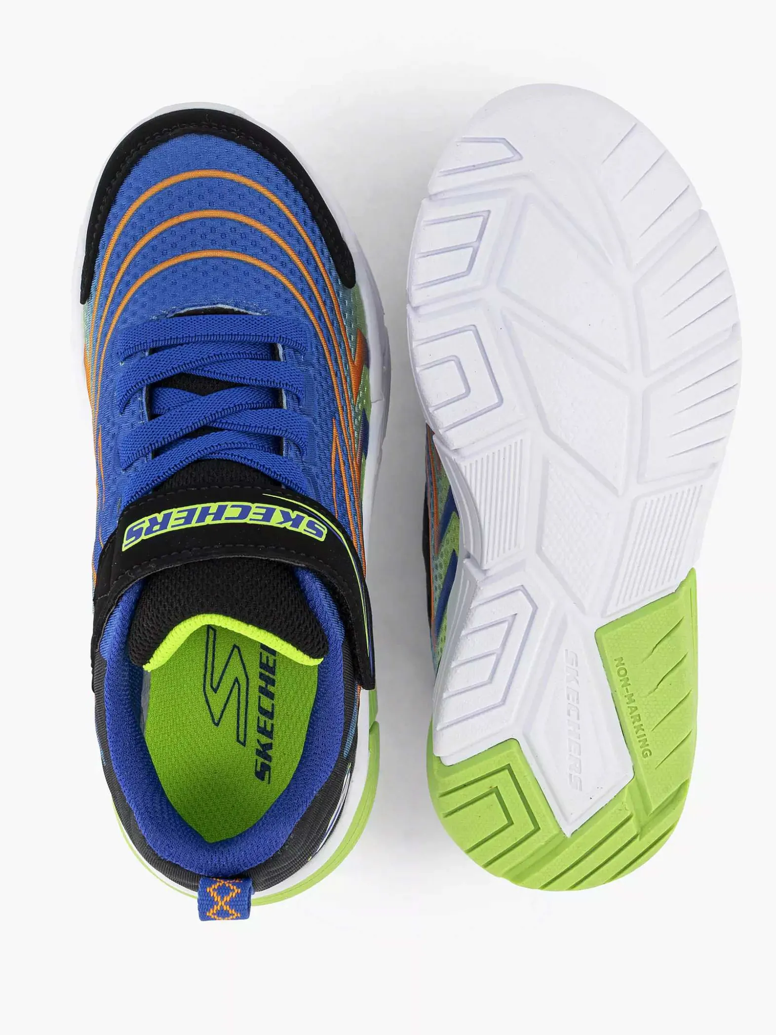 Skechers Blauwe Vector Matrix - Voltonik-Kinderen Jongensschoenen