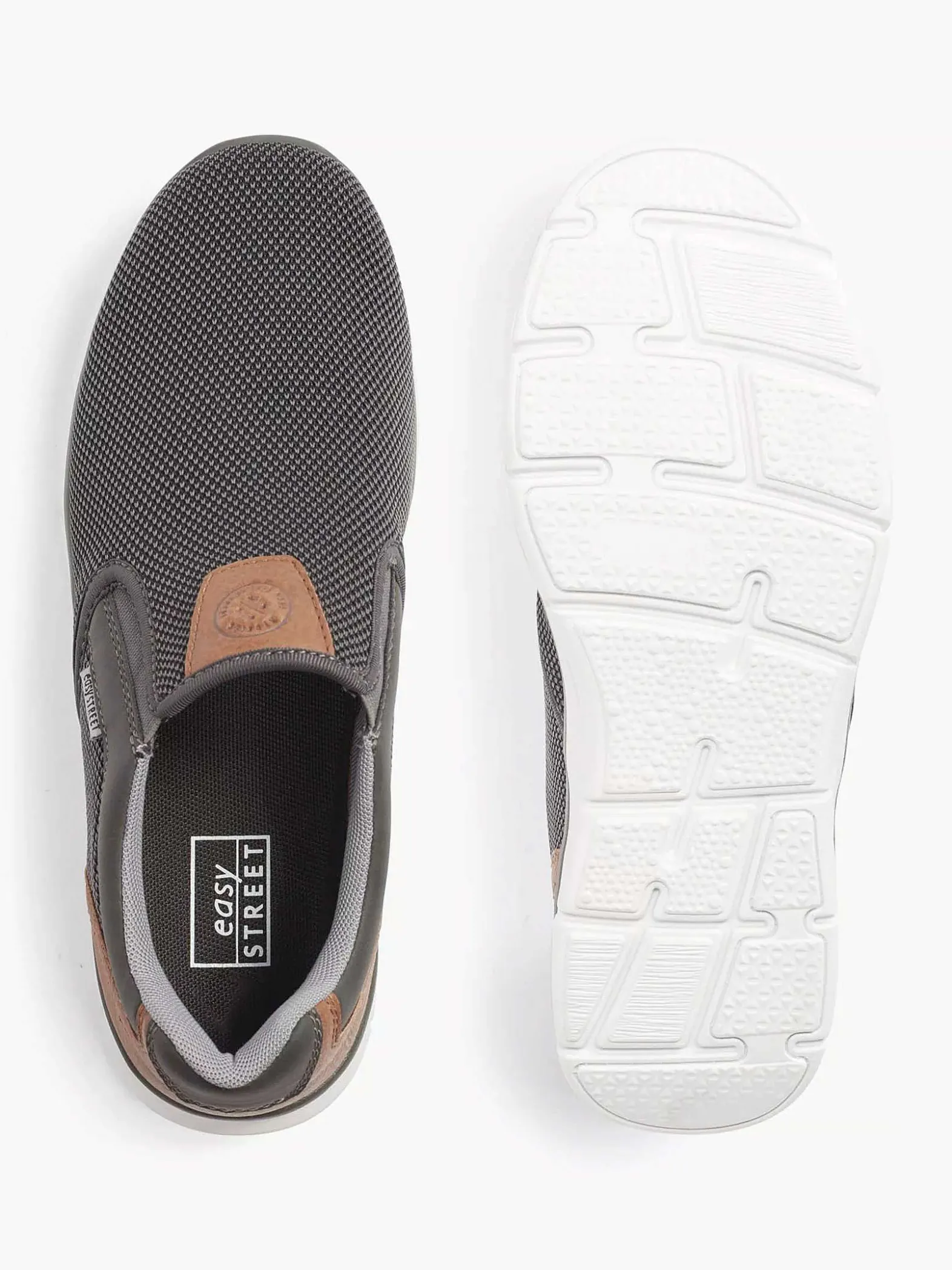 Easy Street Bruine Comfort Instapper-Heren Instappers