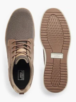 Easy Street Bruine Comfort Sneaker-Heren Sneakers