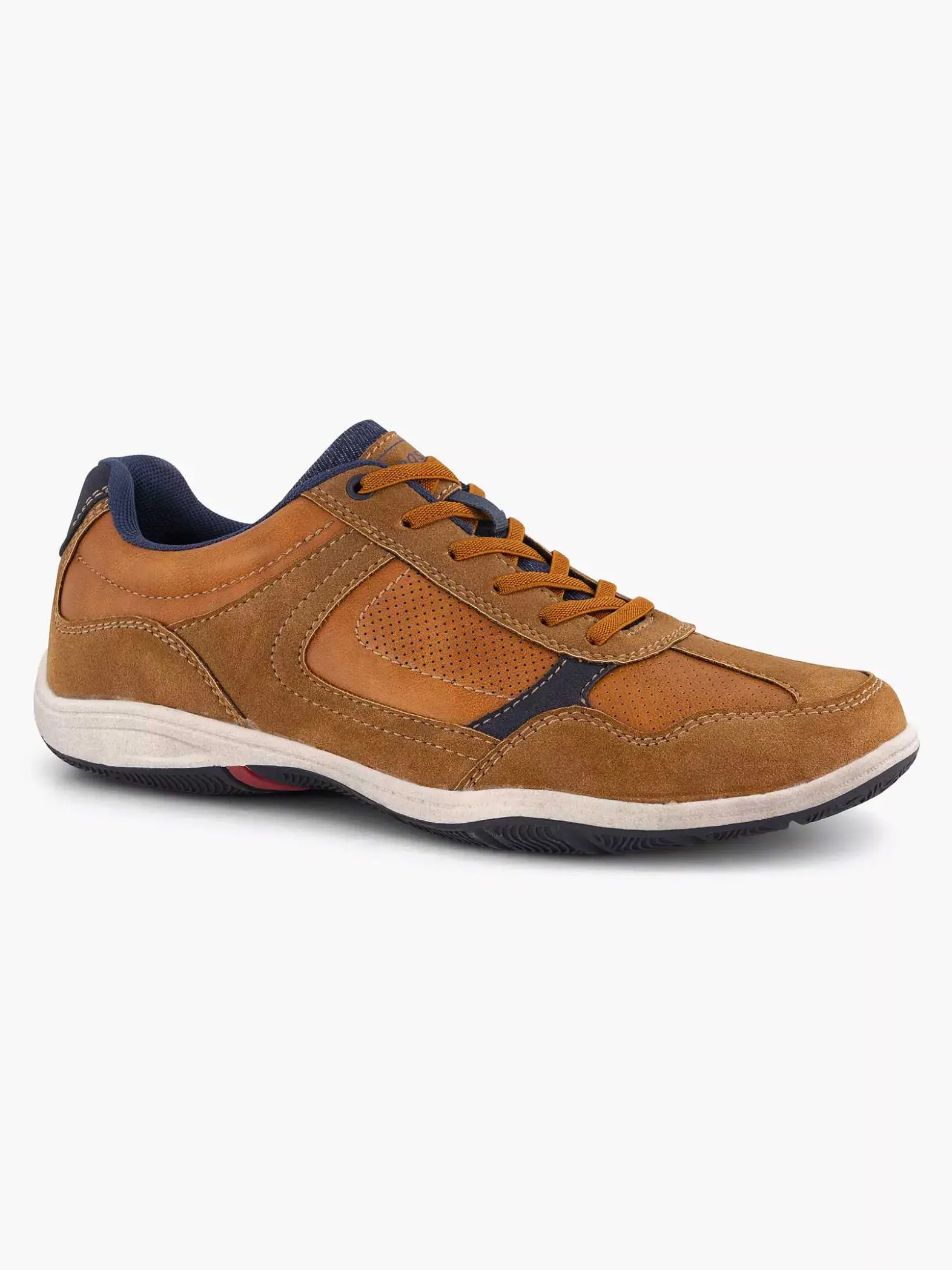 Easy Street Bruine Comfort Sneaker-Heren Sneakers