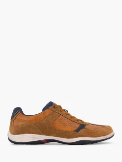 Easy Street Bruine Comfort Sneaker-Heren Sneakers