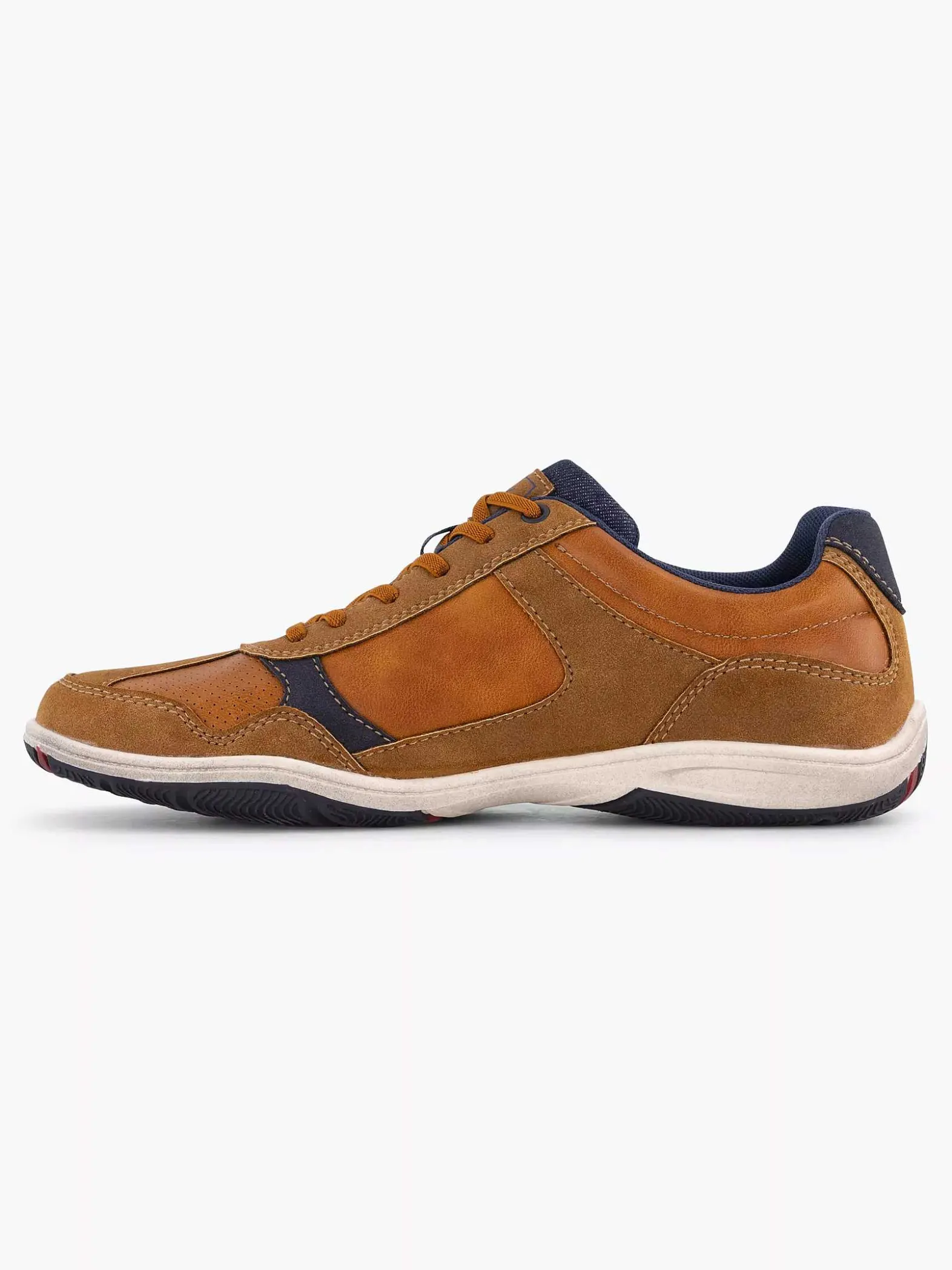 Easy Street Bruine Comfort Sneaker-Heren Sneakers
