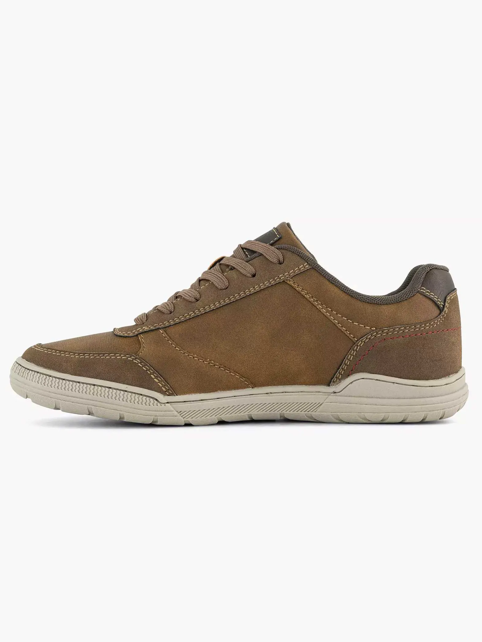 Easy Street Bruine Comfort Sneaker-Heren Sneakers
