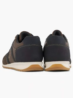 Easy Street Bruine Comfort Sneaker-Heren Sneakers