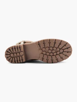 Landrover Bruine Enkelboot Gevoerd-Dames Enkellaarzen & Boots