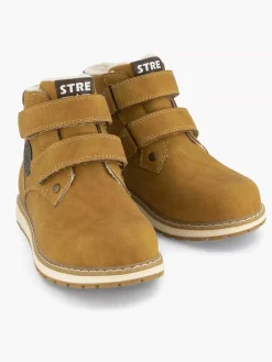 Vty Bruine Hoge Boot-Kinderen Jongensschoenen