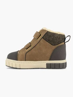 Vty Bruine Hoge Sneaker-Kinderen Jongensschoenen