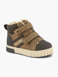 Vty Bruine Hoge Sneaker-Kinderen Jongensschoenen