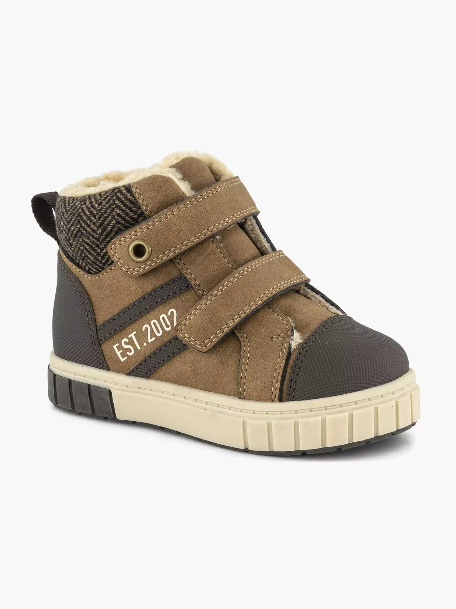 Vty Bruine Hoge Sneaker-Kinderen Jongensschoenen