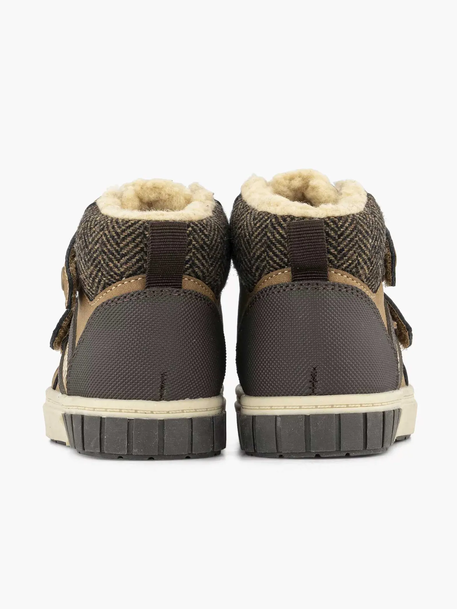 Vty Bruine Hoge Sneaker-Kinderen Jongensschoenen