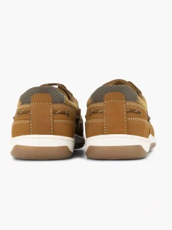 Gallus Bruine Leren Veterschoen-Heren Geklede Schoenen