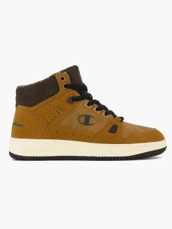 Champion Bruine Rebound Mid Winterized B-Kinderen Jongensschoenen