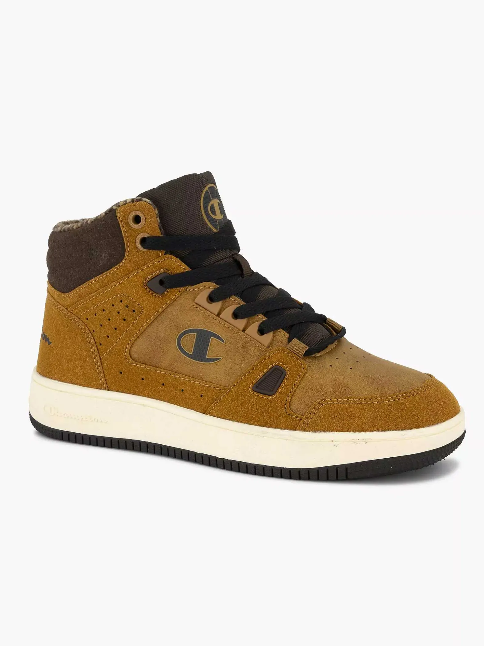 Champion Bruine Rebound Mid Winterized B-Kinderen Jongensschoenen