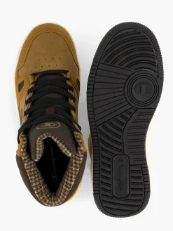 Champion Bruine Rebound Mid Winterized B-Kinderen Jongensschoenen