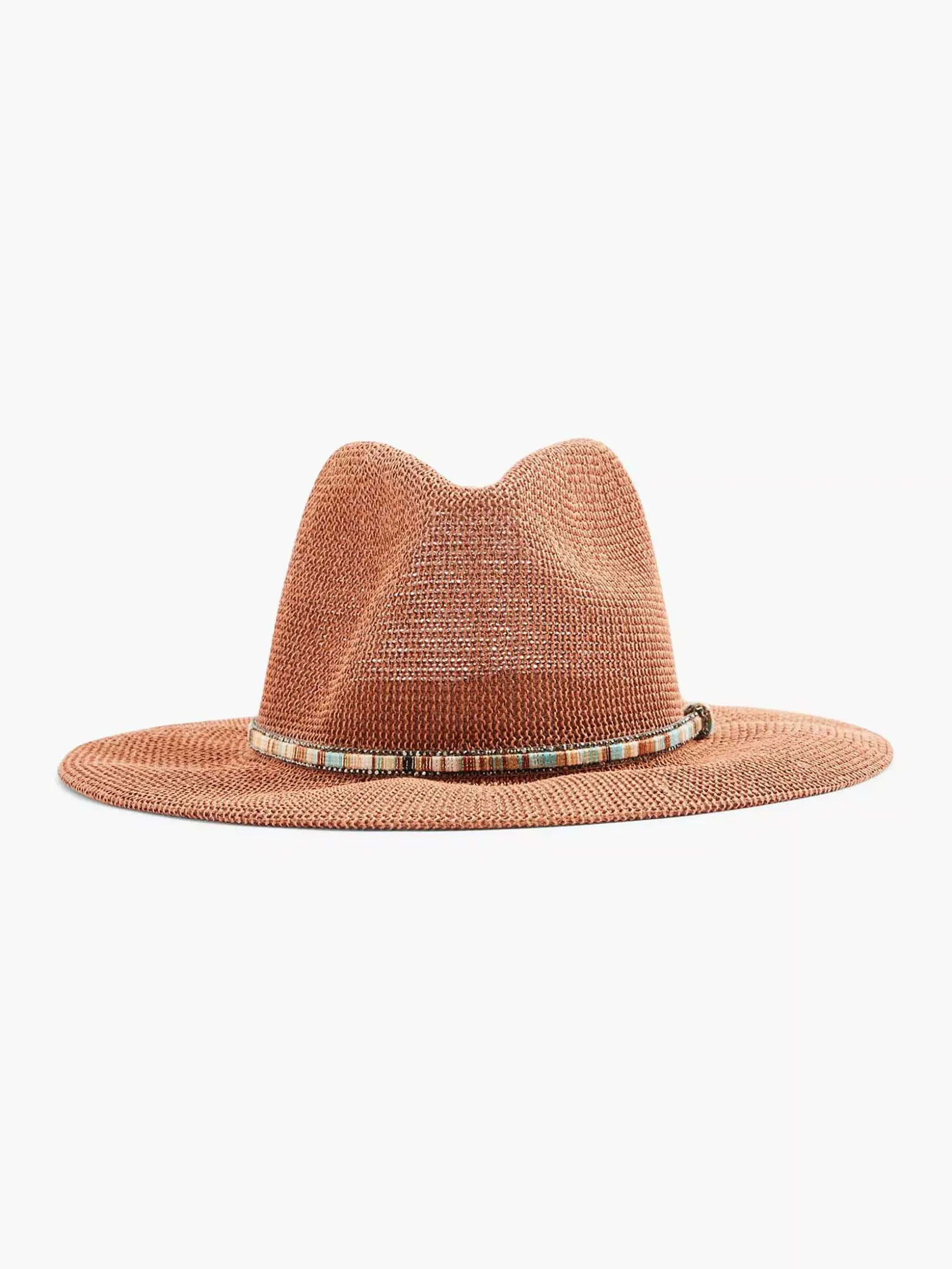 Graceland Bruine Rieten Strandhoed-Dames Online Exclusive Accessoires