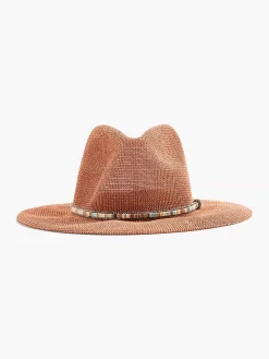 Graceland Bruine Rieten Strandhoed-Dames Online Exclusive Accessoires