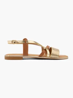 Graceland Bruine Sandaal-Dames Sandalen