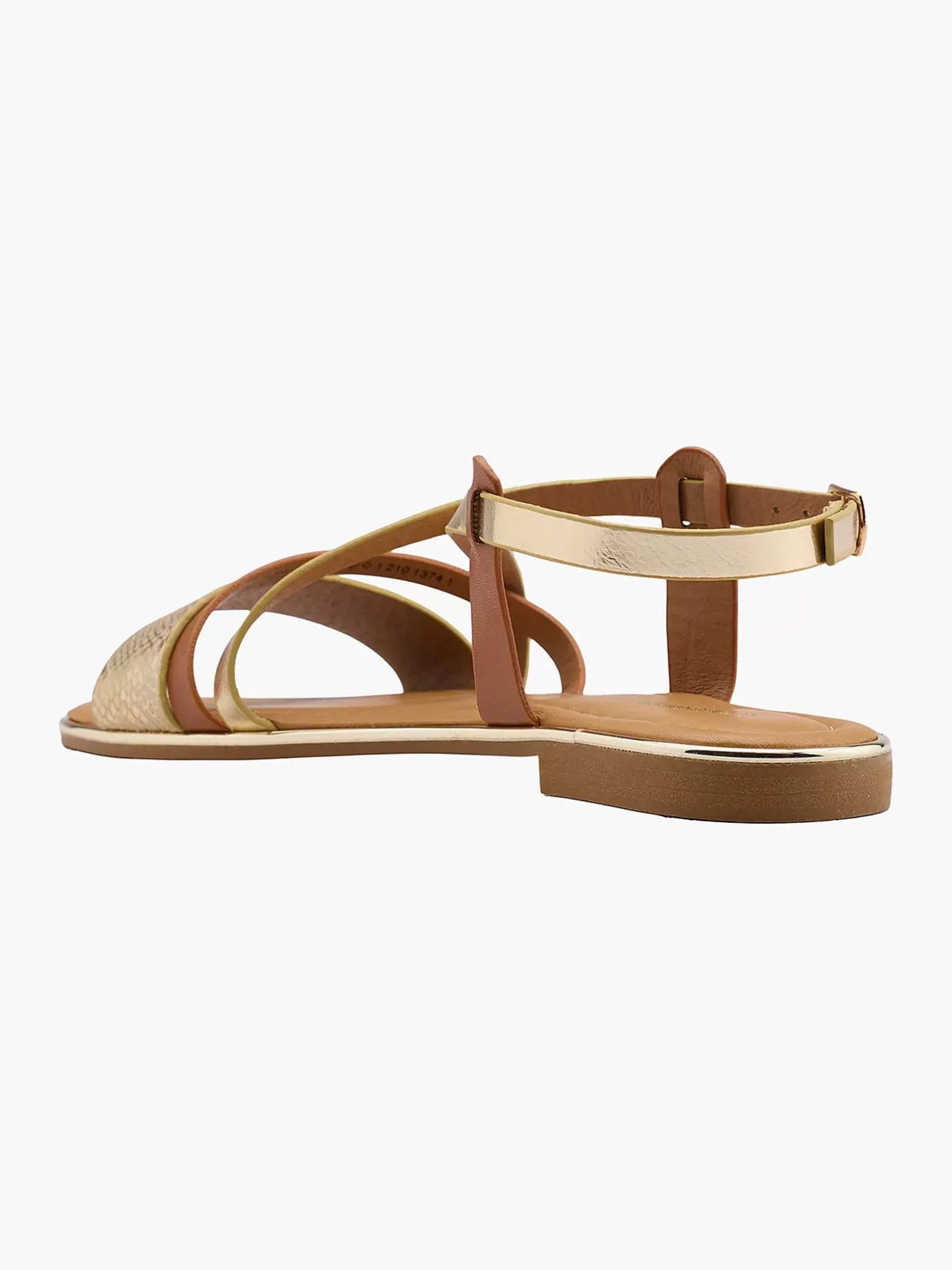 Graceland Bruine Sandaal-Dames Sandalen