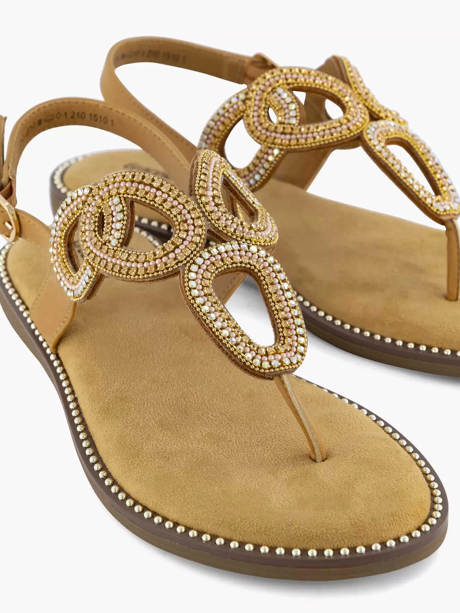 Graceland Bruine Sandaal-Dames Sandalen