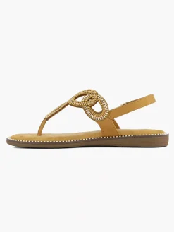 Graceland Bruine Sandaal-Dames Sandalen