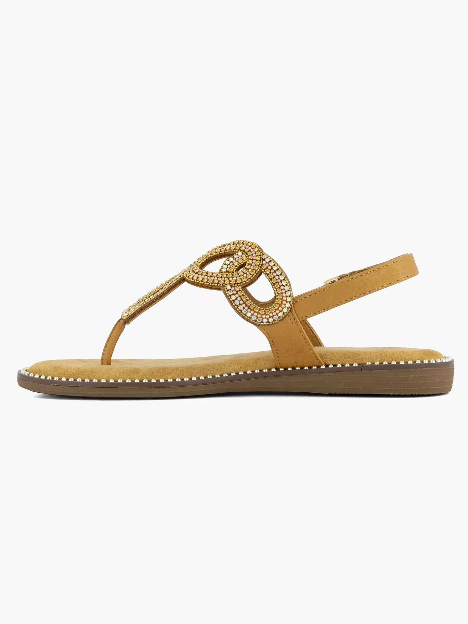 Graceland Bruine Sandaal-Dames Sandalen