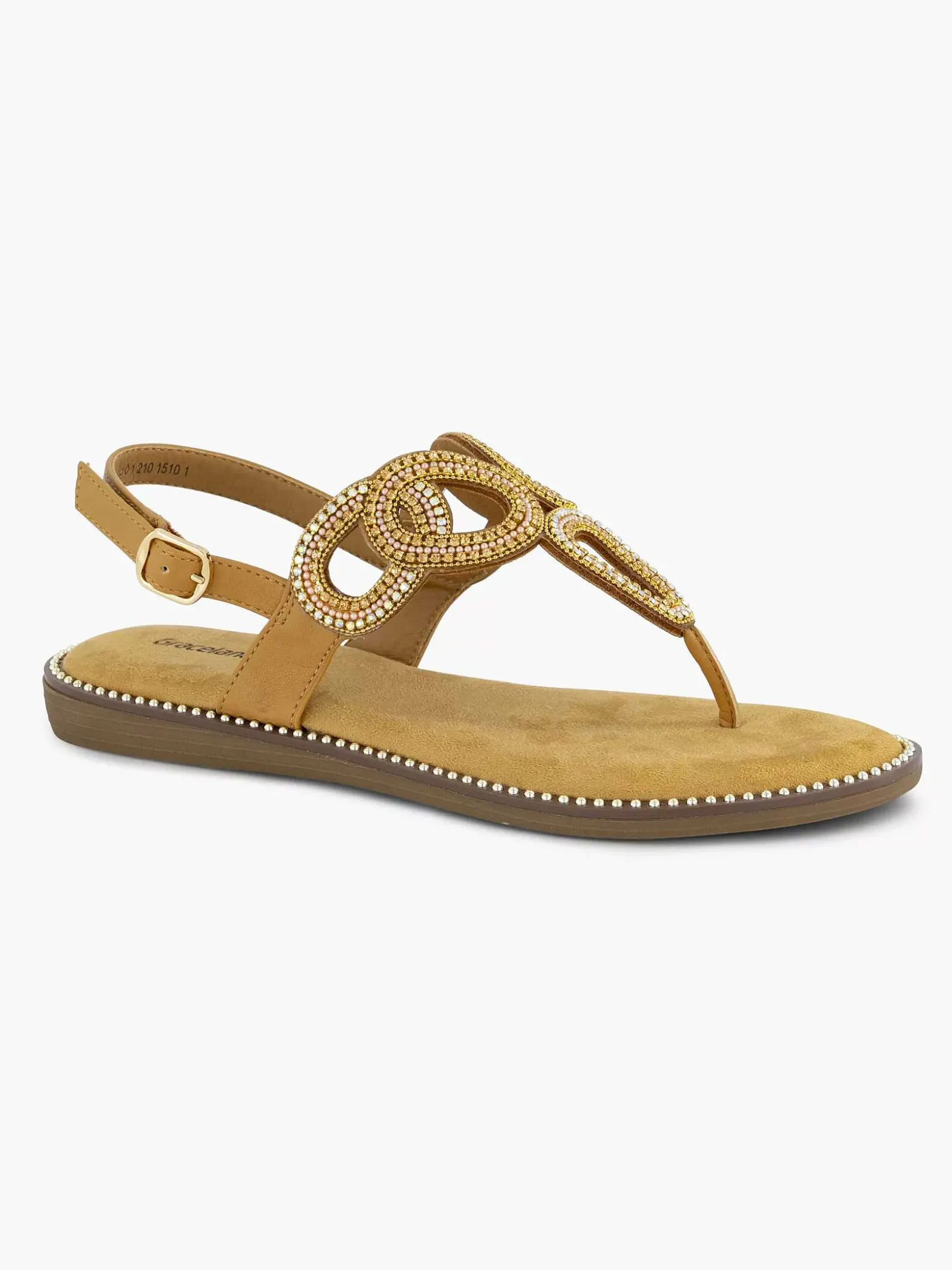 Graceland Bruine Sandaal-Dames Sandalen